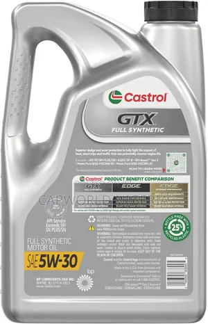 Castrol GTX Full Synthetic 5w-30 Motor Oil