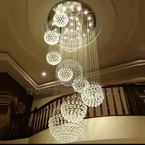 Luxury Rain Crystal Chandelier Light Available Now.
