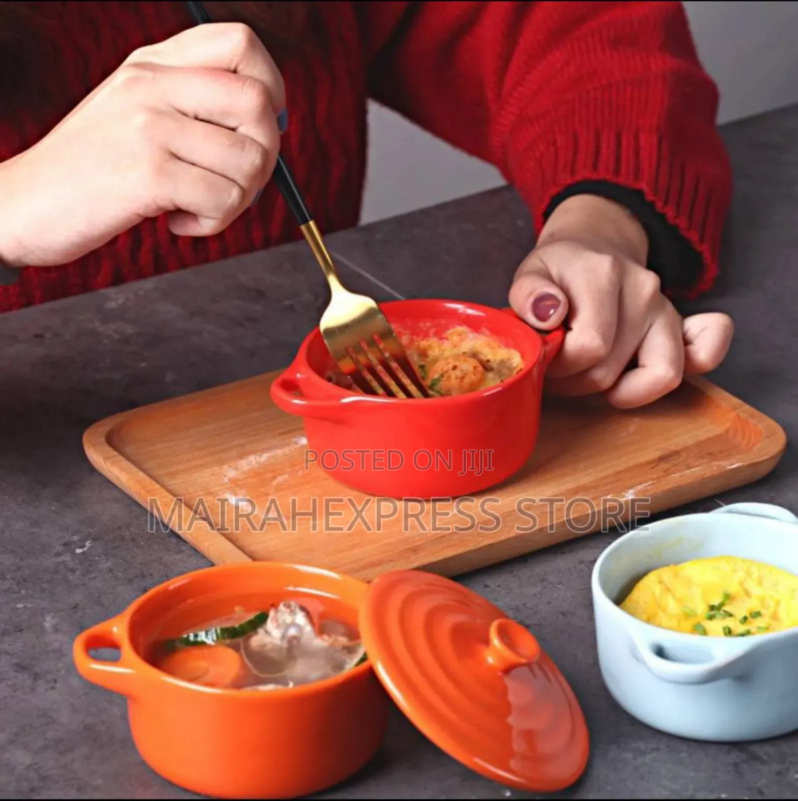 Ceramic Bowl With Lid