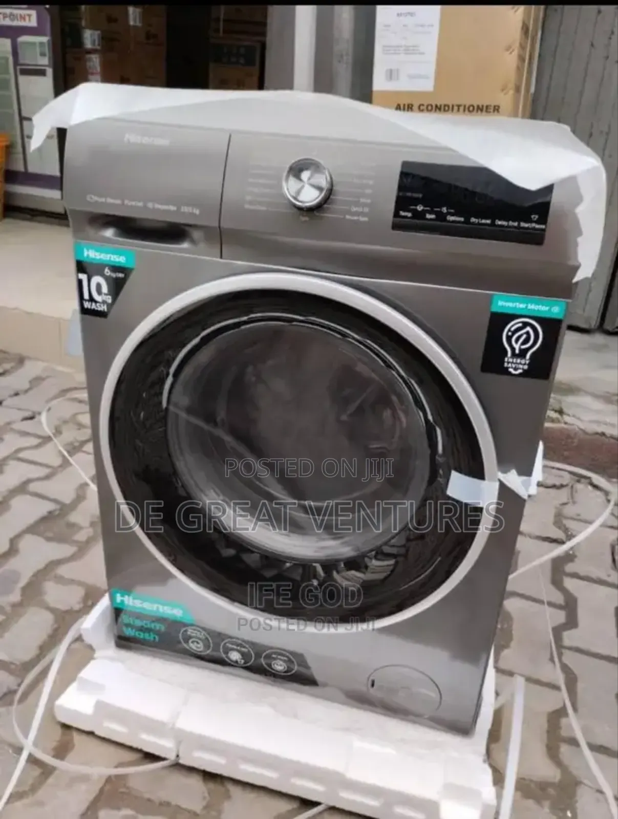 Brand New Hisense 10kg Front Loader Automatic Washing Machin