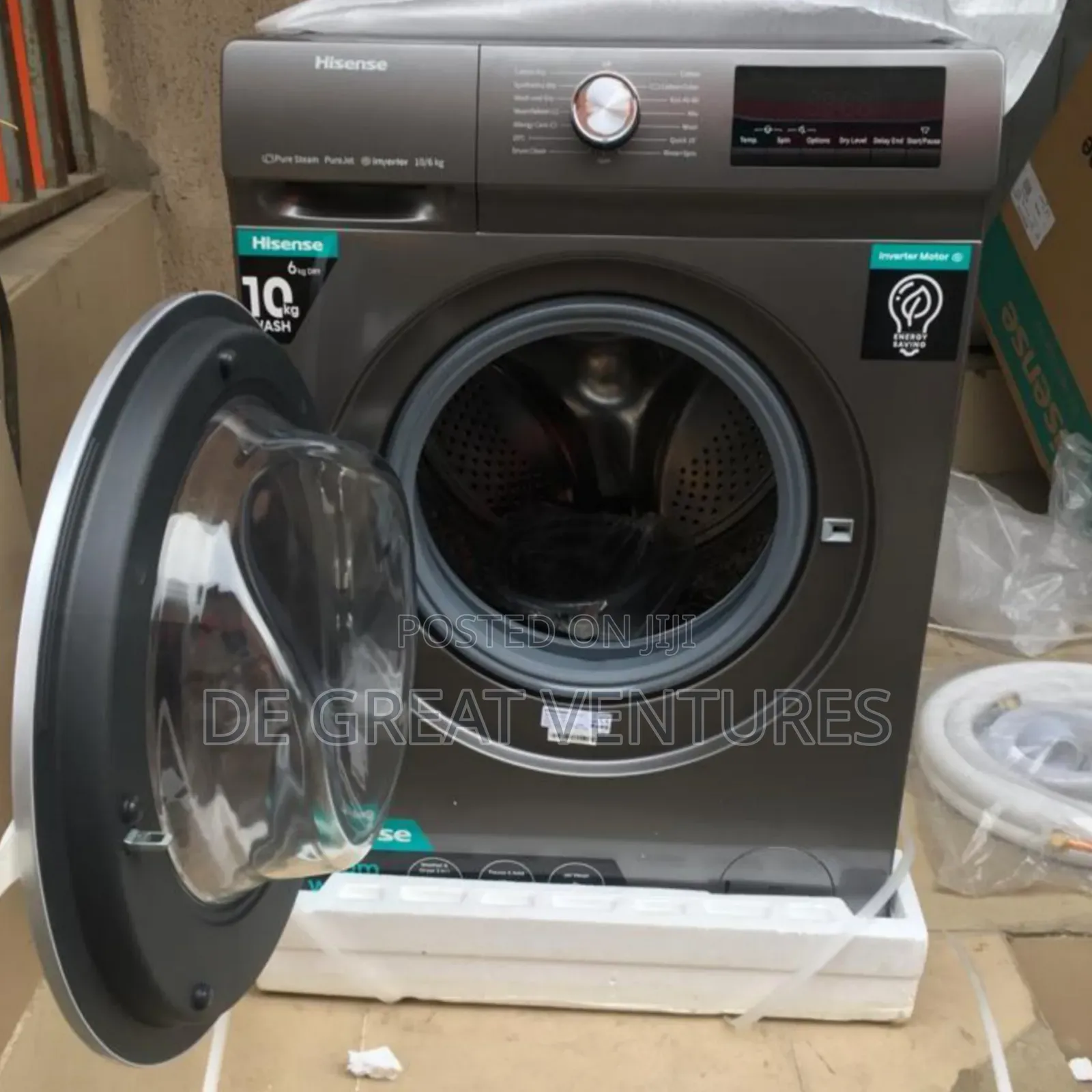 Brand New Hisense 10kg Front Loader Automatic Washing Machin