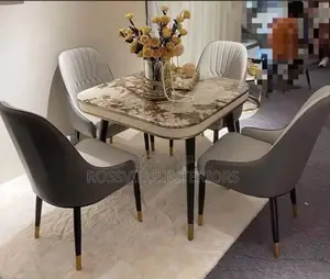 Exquisite 4 Seater Marble Dinning Set