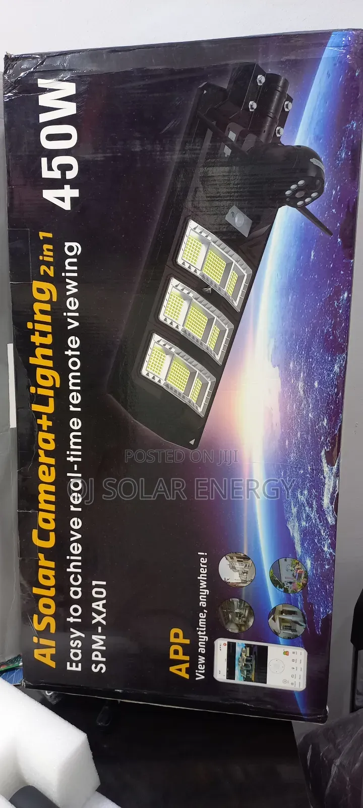 450watt Ai Solar Camera + Lighting