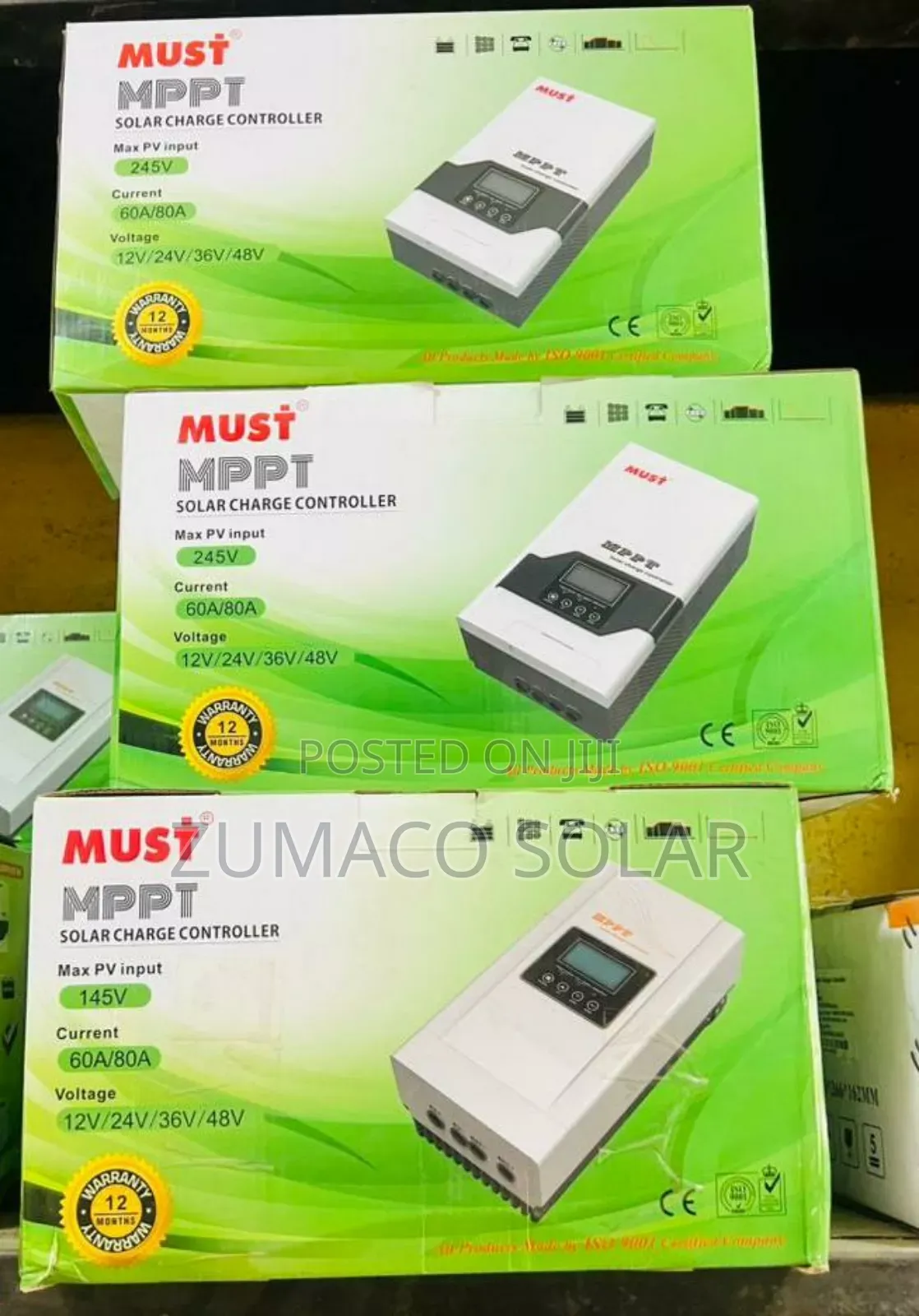 High Quality 80ah Must MPPT Charge Controller