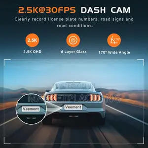 VEEMENT 2. Smart Wifi Dash Cam