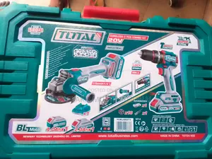2pcs Combo of Cordless Angle Grinder and Impact Drill