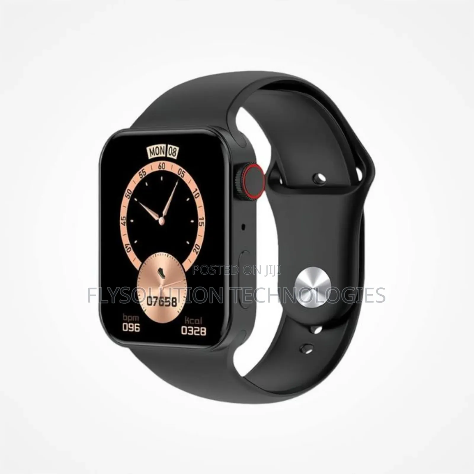 Iconix Smart Watch Aluminum Case With Replaceable Sport Band