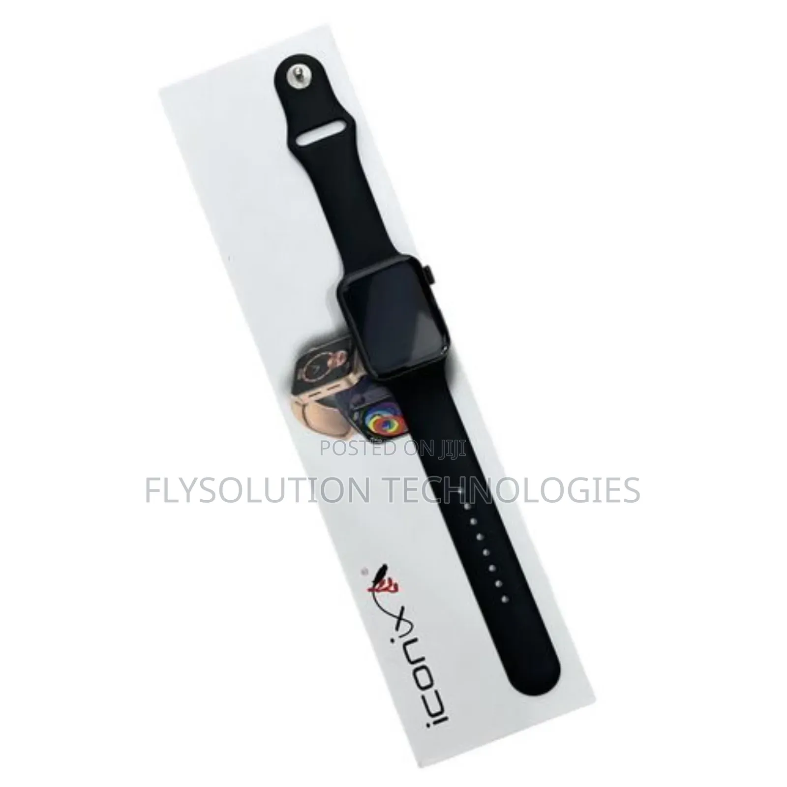 Iconix Smart Watch Aluminum Case With Replaceable Sport Band