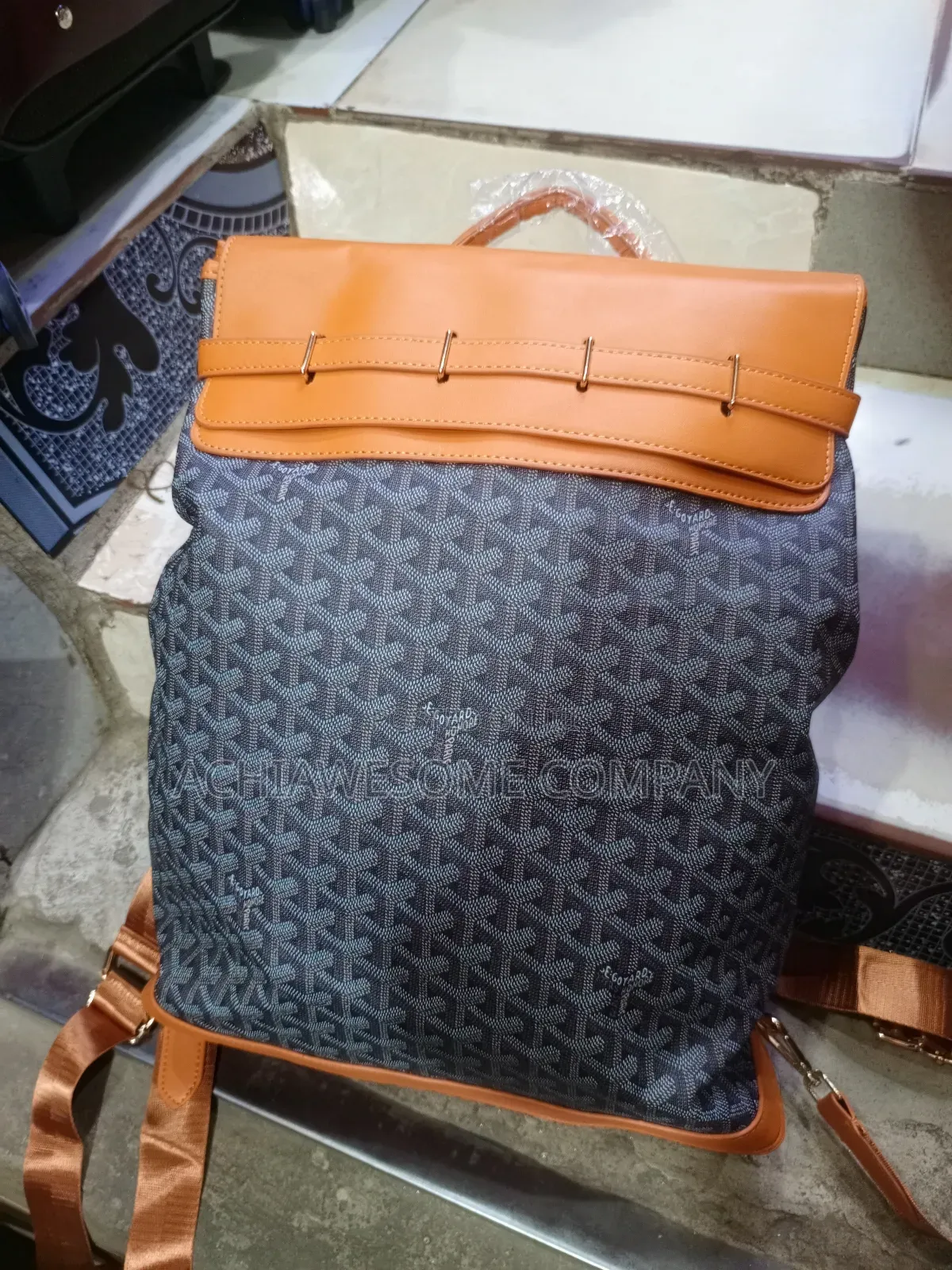 Designers Leather Backpack