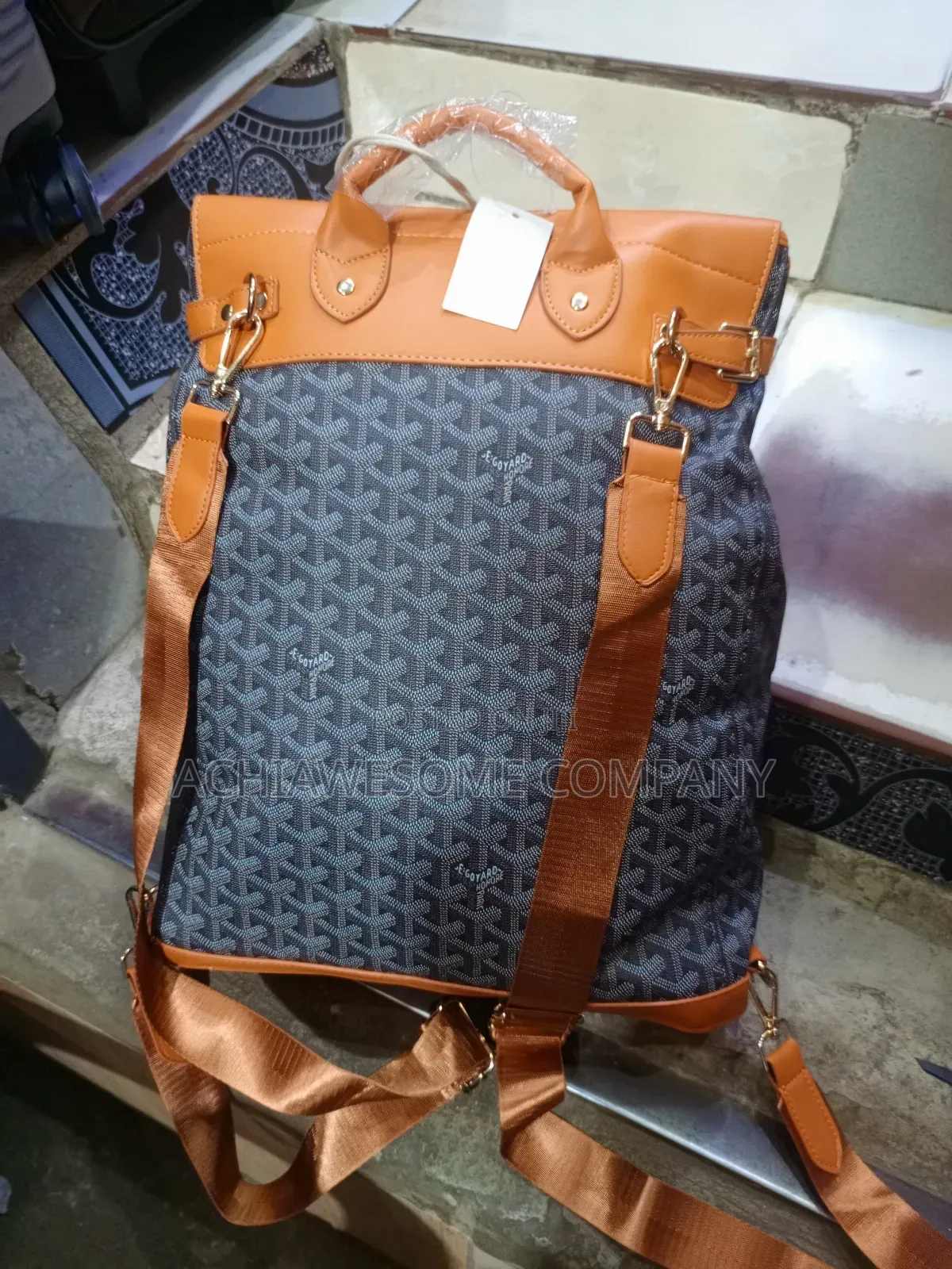 Designers Leather Backpack
