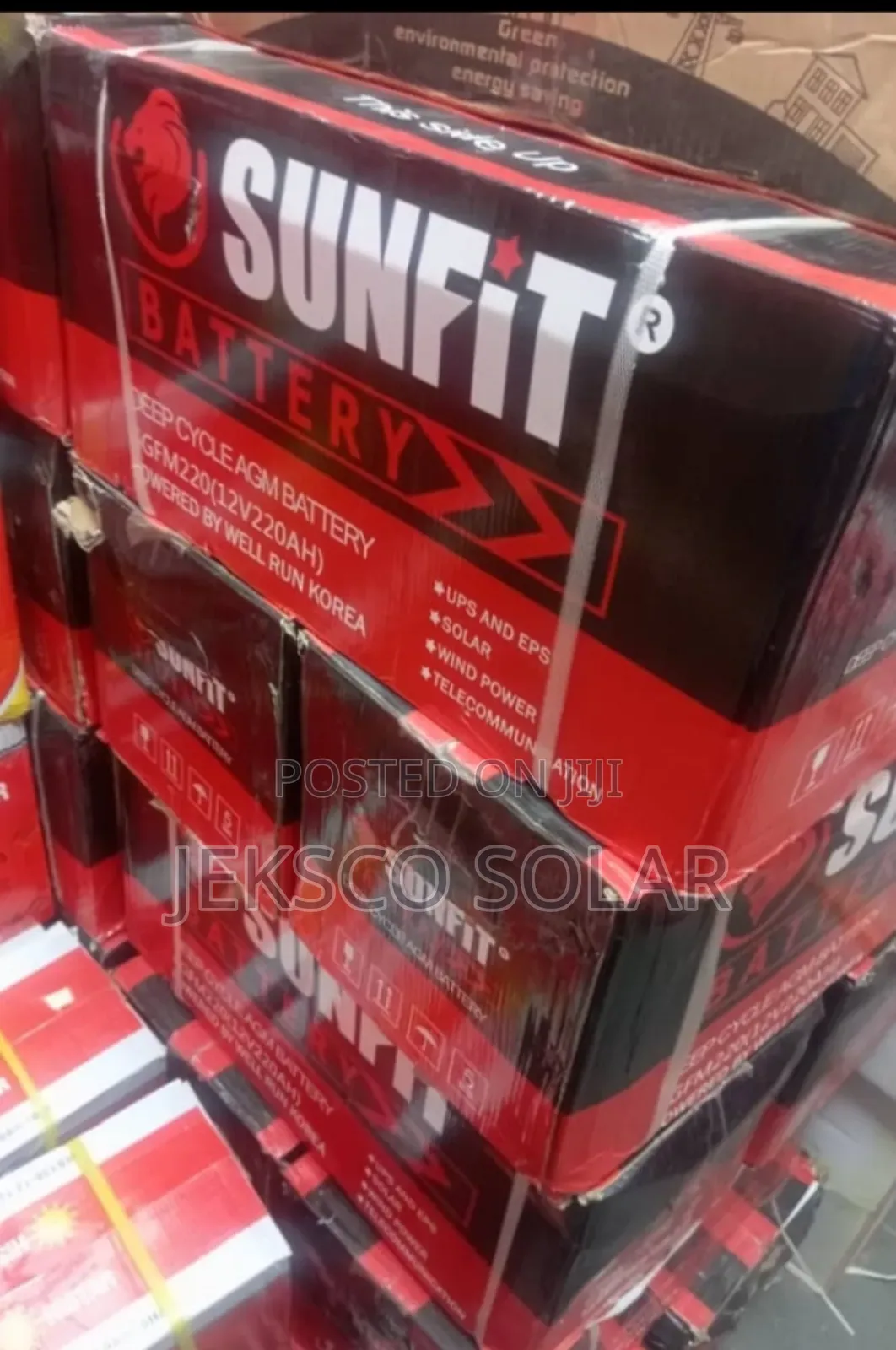 Sunfit Deep Cycle AGM Battery 220ah