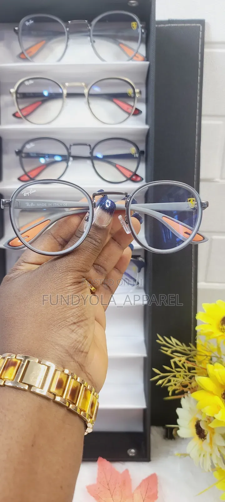 Rayban Extraclear Uv Bluelight Eyeglasses