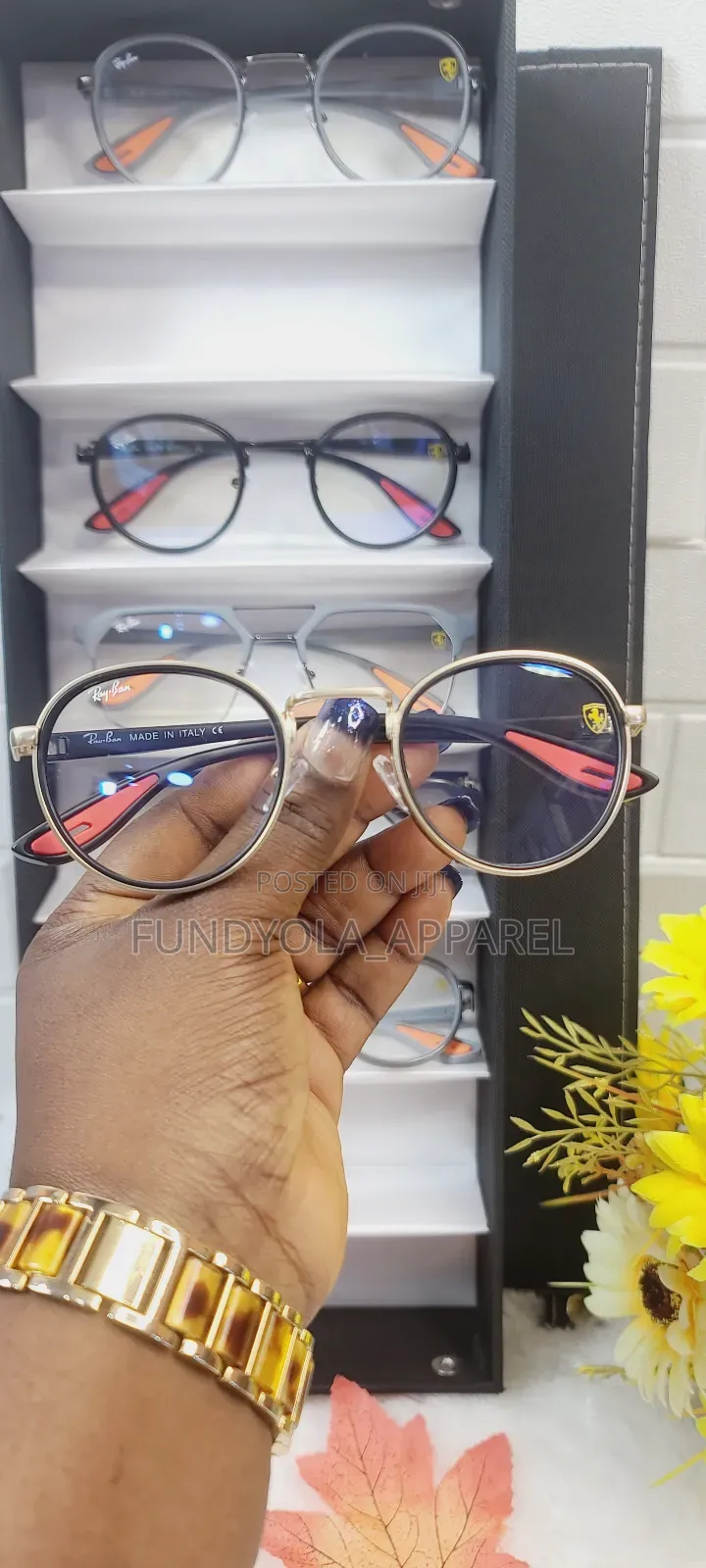 Rayban Extraclear Uv Bluelight Eyeglasses