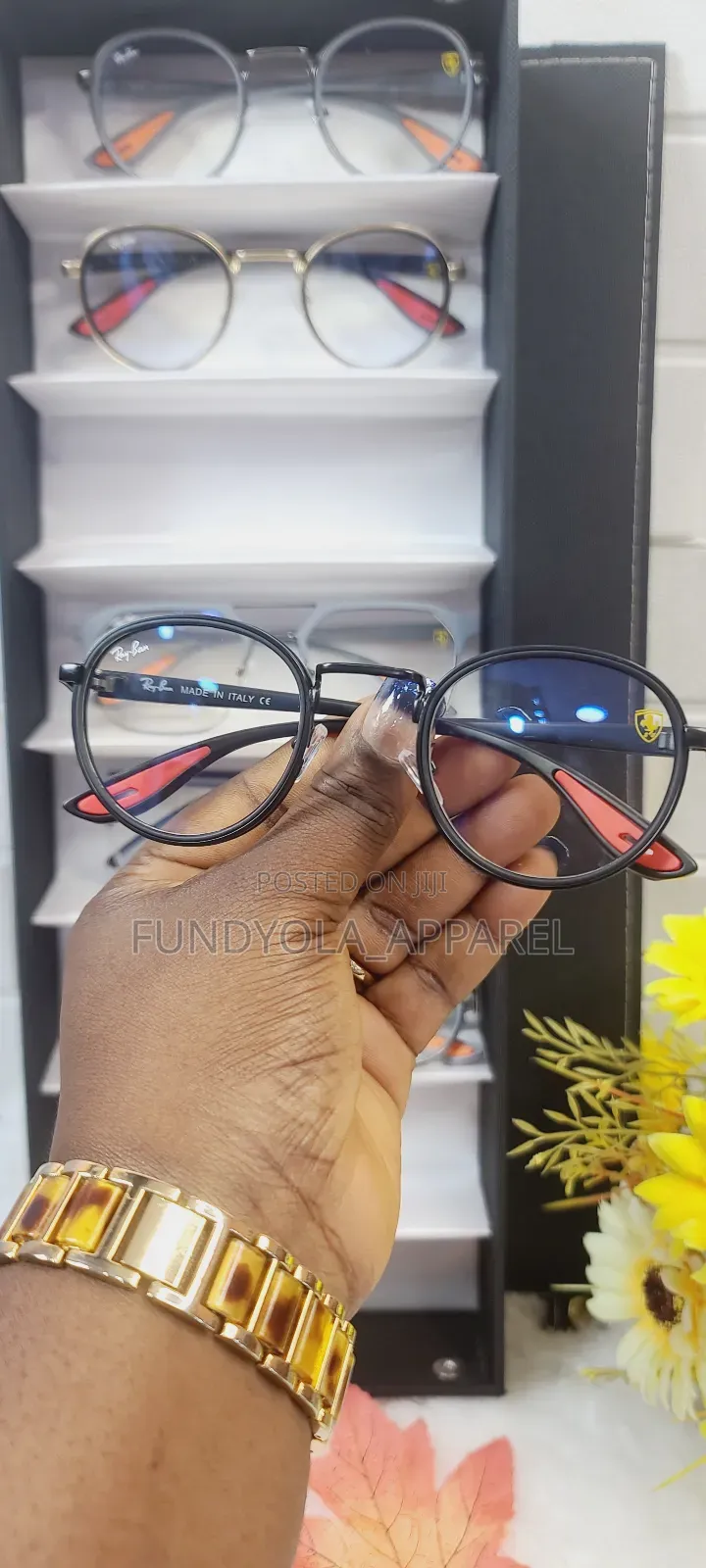 Rayban Extraclear Uv Bluelight Eyeglasses