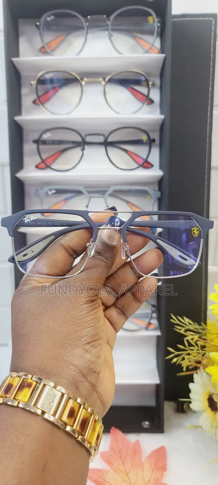 Rayban Extraclear Uv Bluelight Eyeglasses