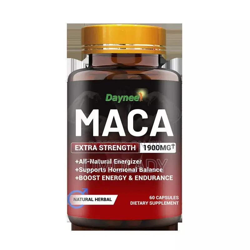 Daynee Maca Extra Strength Dietary Supplement - 60 Capsules