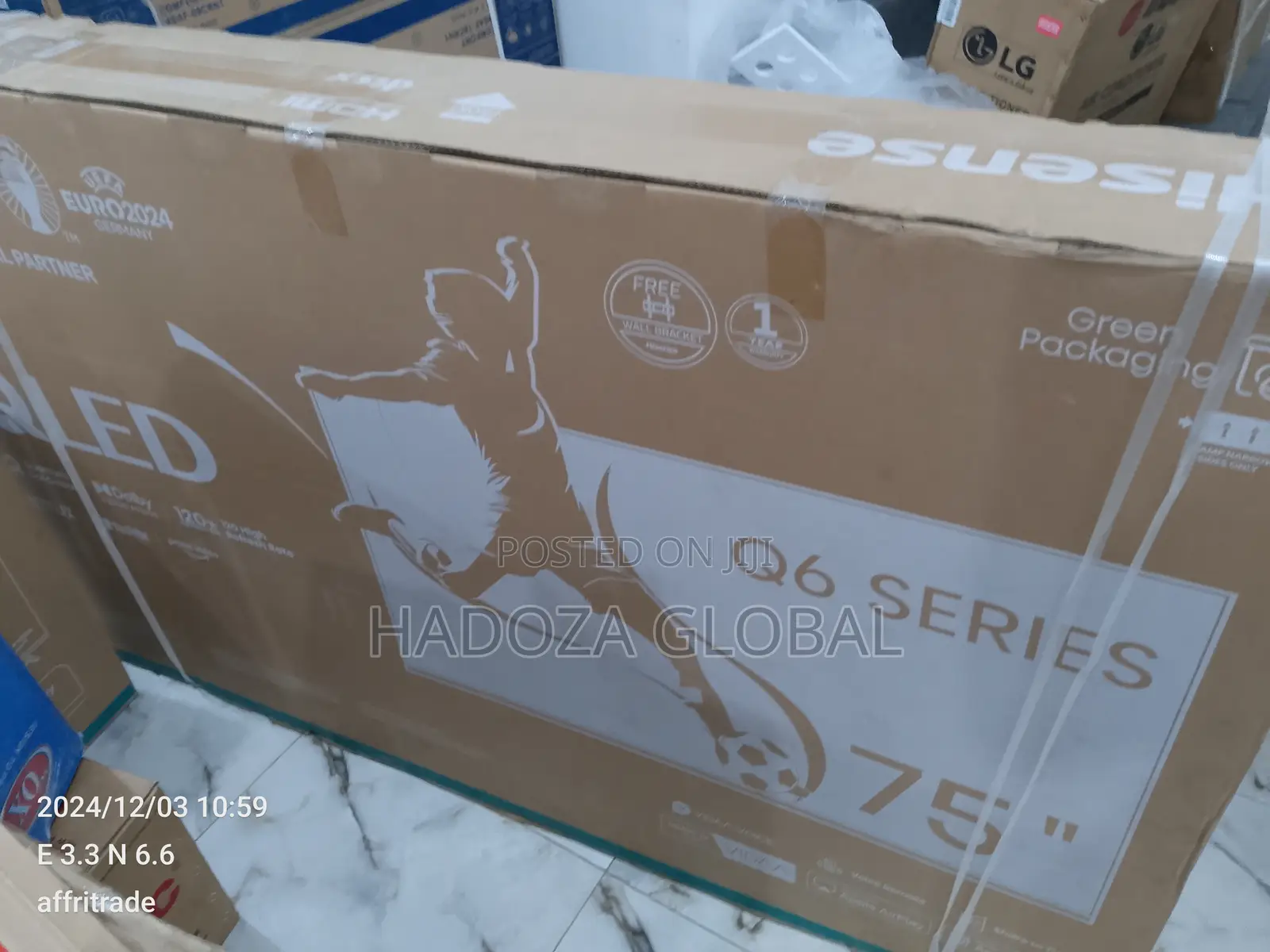 Resolution Hisense 75'' Qled Television