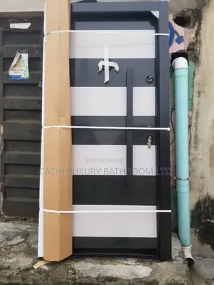 Black And White Turkey Door