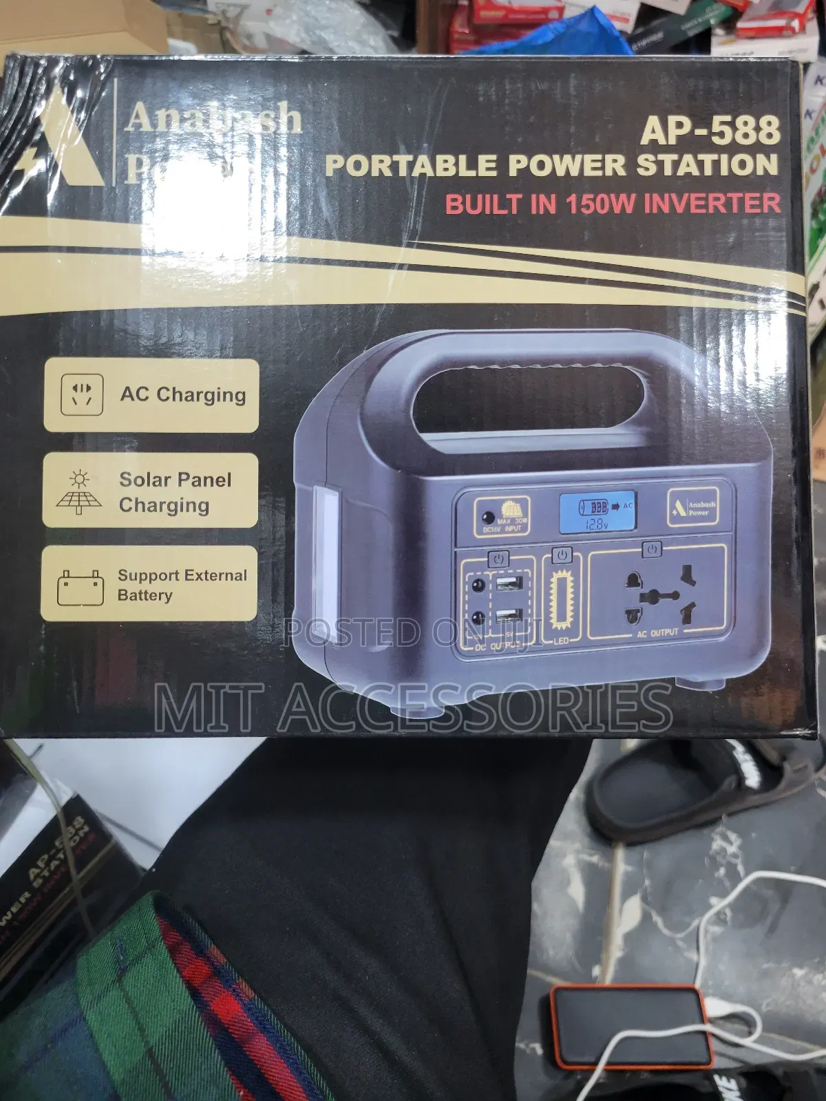Portable Power Station for Laptop, Phones, Tv, Fan and So On