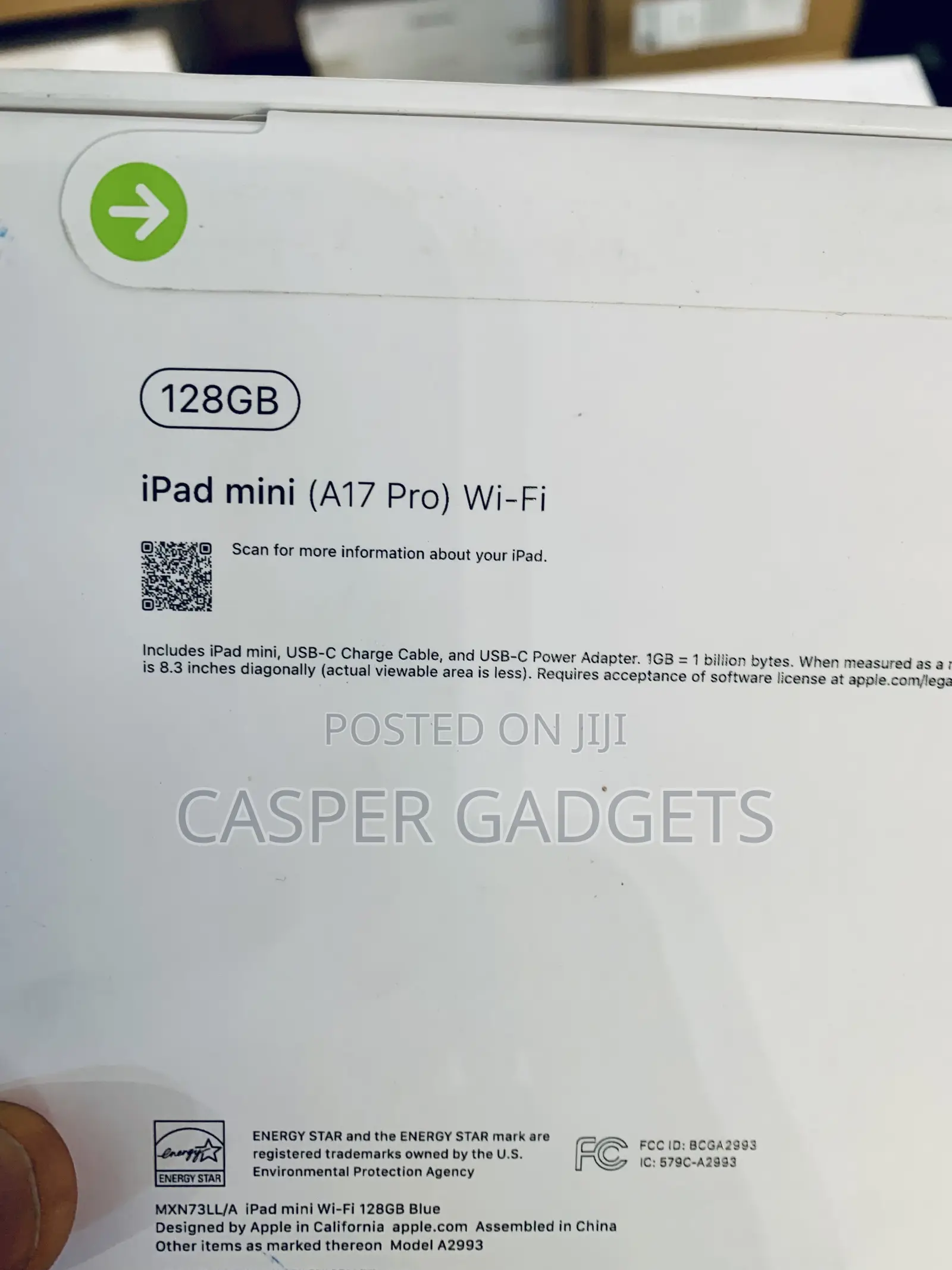 New Apple iPad mini Wi-Fi 128 GB Gray