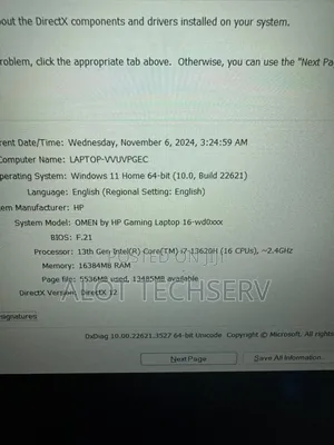 Laptop HP Omen 16 16GB Intel Core I7 SSD 1T