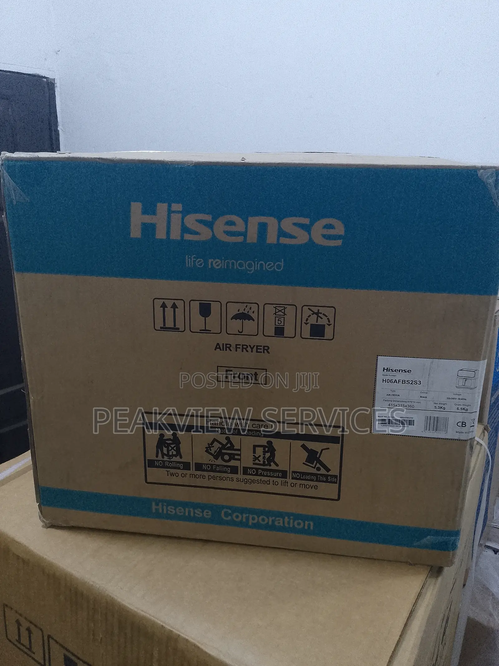 Adjustable Temperature Hisense Air Fryer H06AFBS2S3