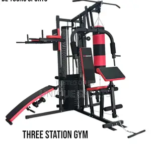 3- Station Multi-Gym- Full Body Workout at Home