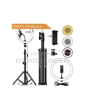 Photo - 10 Inch Selfie Ring Light + 210CM Tripod Stand