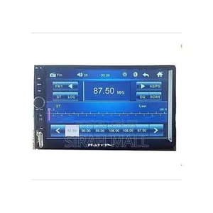 Universal 7" Touch Screen 2 Din Car MP5 Video Player - Black