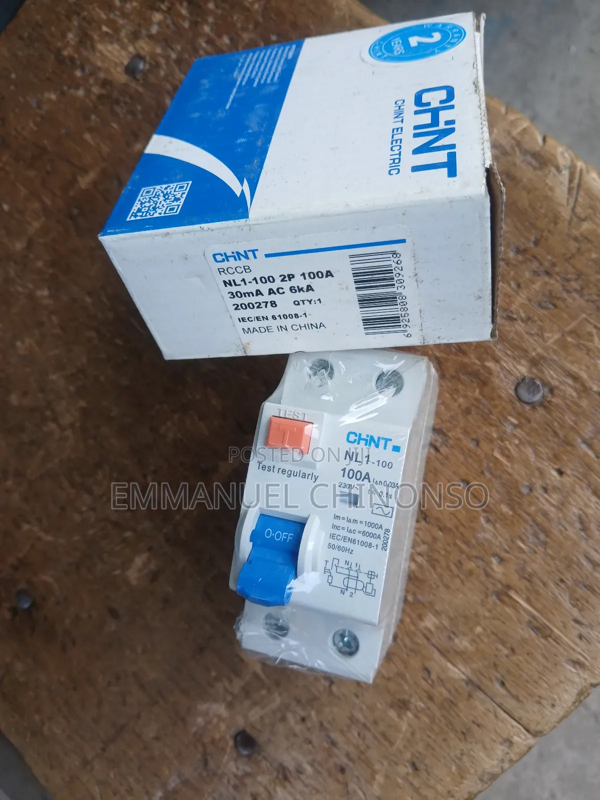 100a Chint Elcb 2pole Breaker