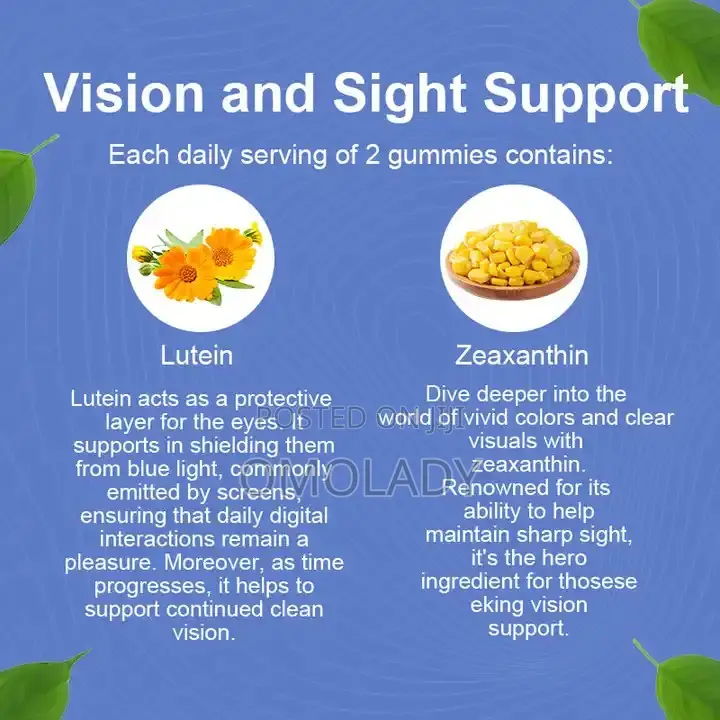 Lutein Eye Gummies With Zeaxanthin