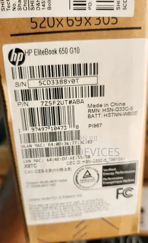 New Laptop HP EliteBook 640 G10 16GB Intel Core I7 SSD 512GB