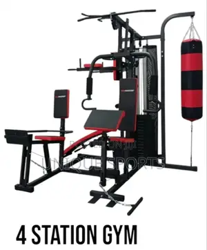 Premium 4-Station Multi Gym- Full Body Workout Machine