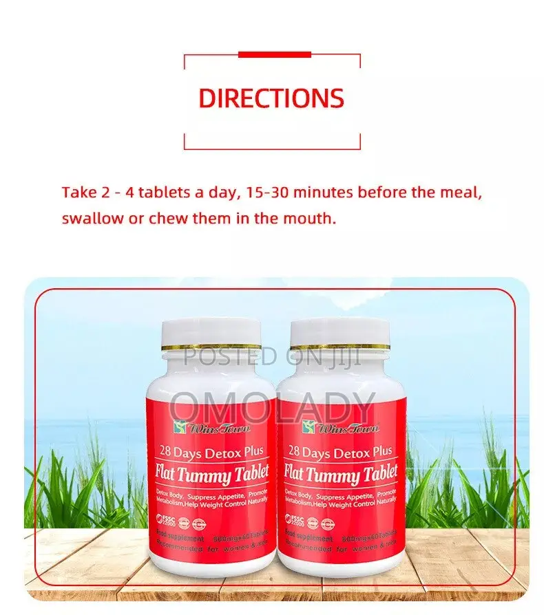 28 Days Detox Plus Flat Tummy SLIMMING Tablet