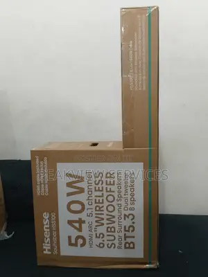 Bass Blast Technology Hisense 540w Soundbar Subwoofers