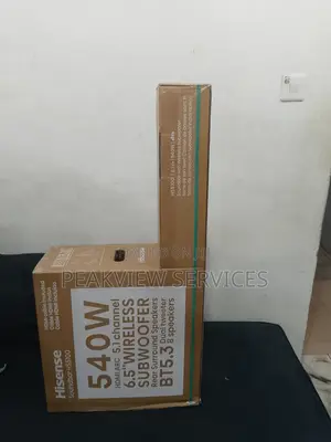 Wall-Mounted Soundbar 540w Hisense Subwoofers