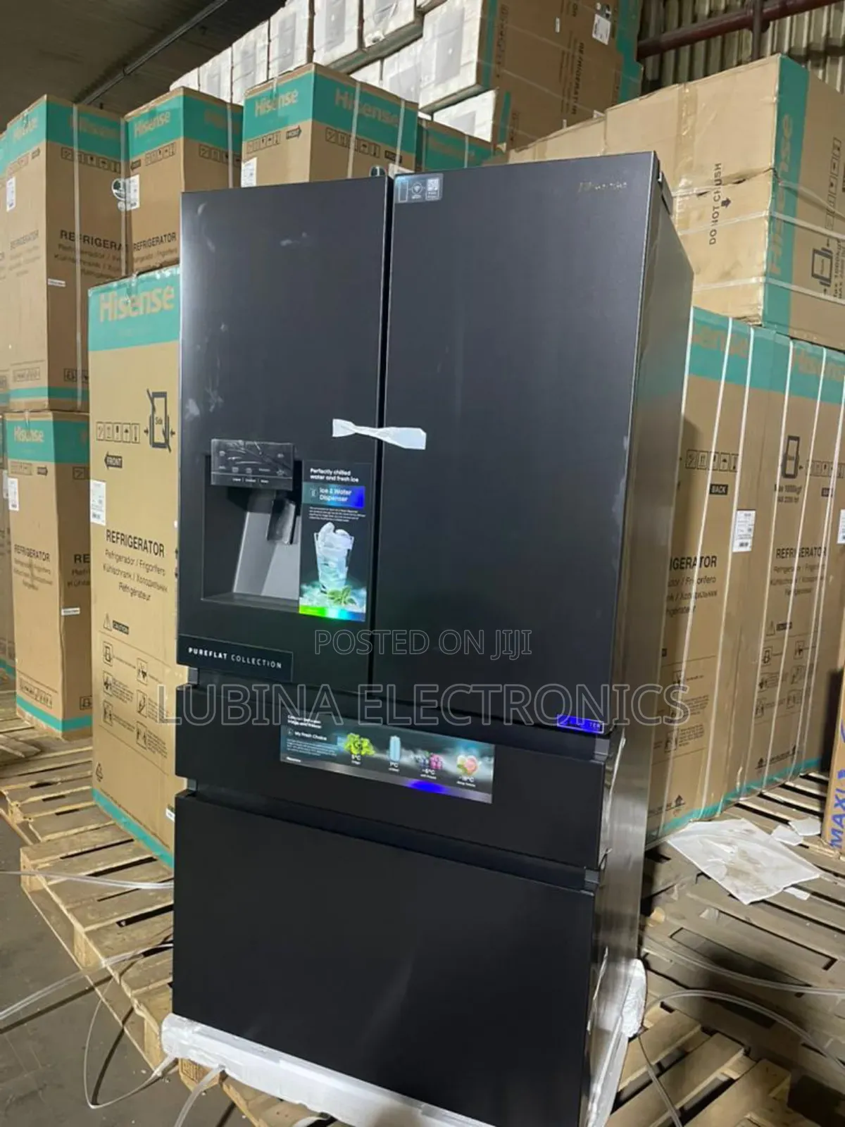 Brand New Hisense Side-by-Side Refrigerator✓Dispenser✓Silver