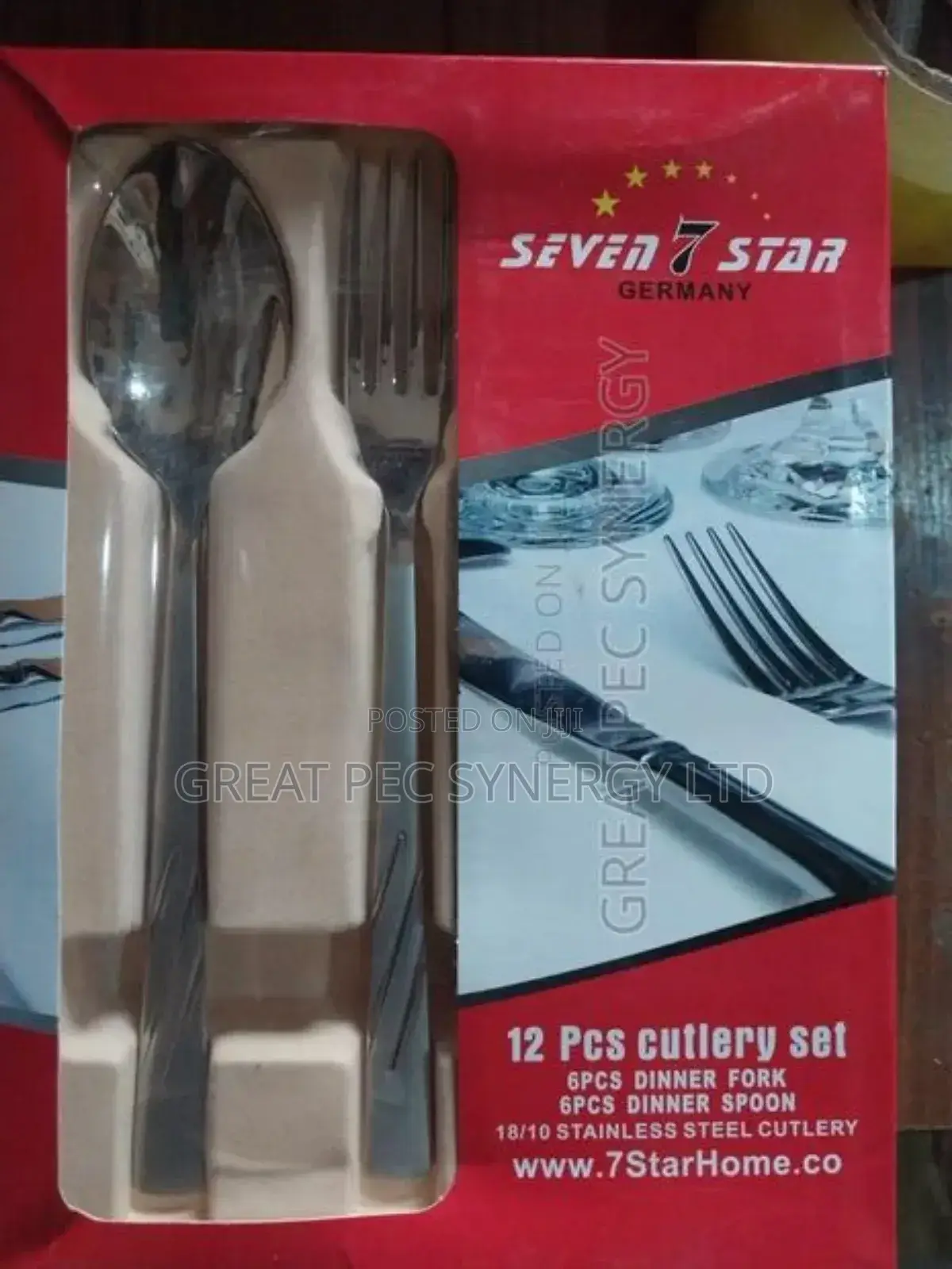12 Pieces Cutlery Spoon (Spoon And Fork)