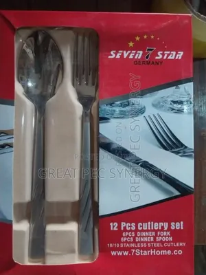 12 Pieces Cutlery Spoon (Spoon And Fork)