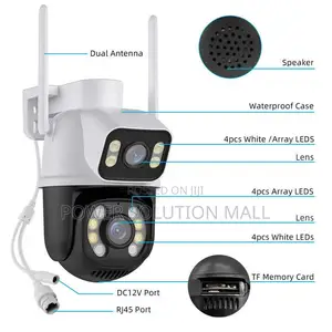 Dual Lens Wifi Security Camera