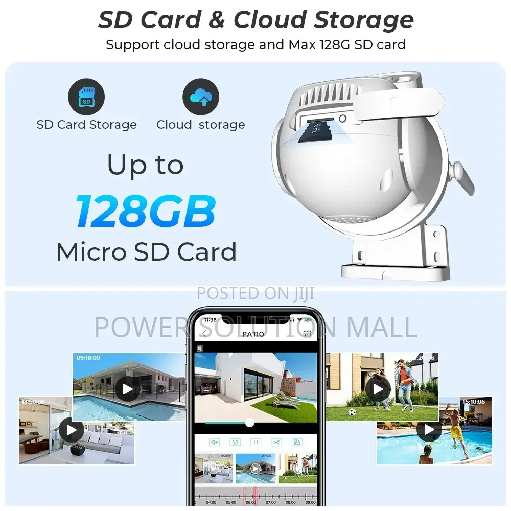 Dual Lens Wifi Security Camera