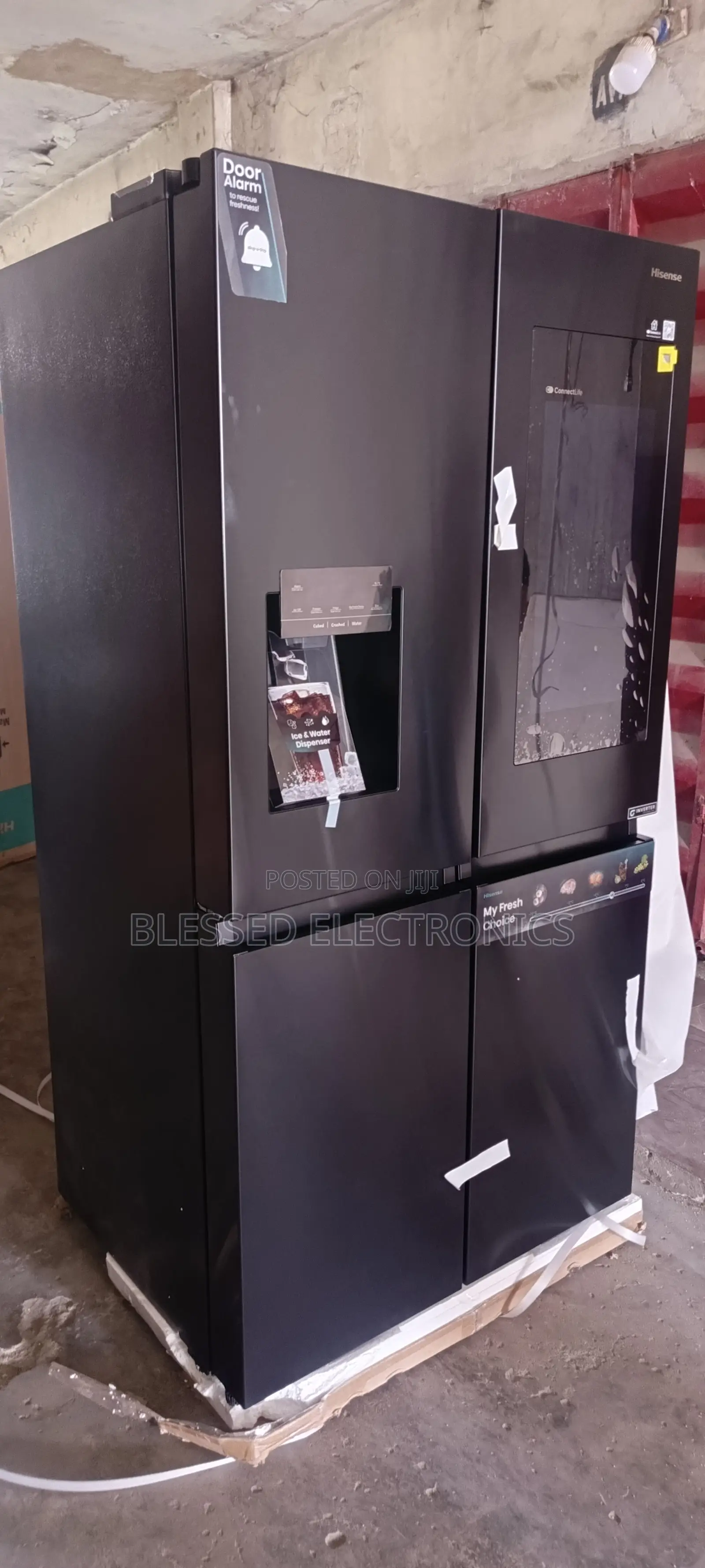 Hisense 68wcd-Rc 538l Side-by-Side Pureflat Smart Refrigerat