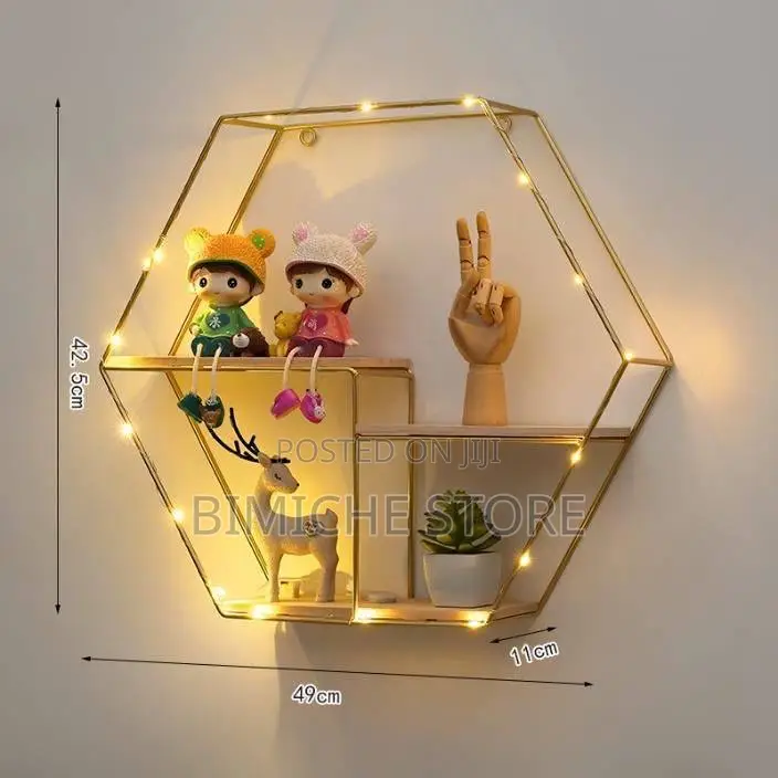 Hexagon Multi Wall Shelf Organizer