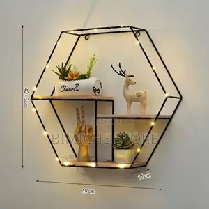 Hexagon Multi Wall Shelf Organizer