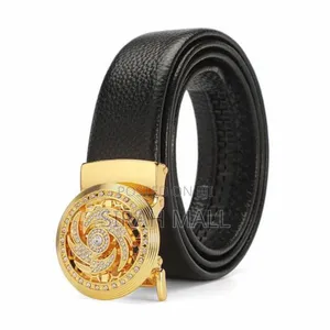 Luxury Genuine Leather Men's Personality Rotating