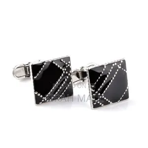 Black Classic Cufflinks for Men