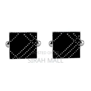 Black Classic Cufflinks for Men
