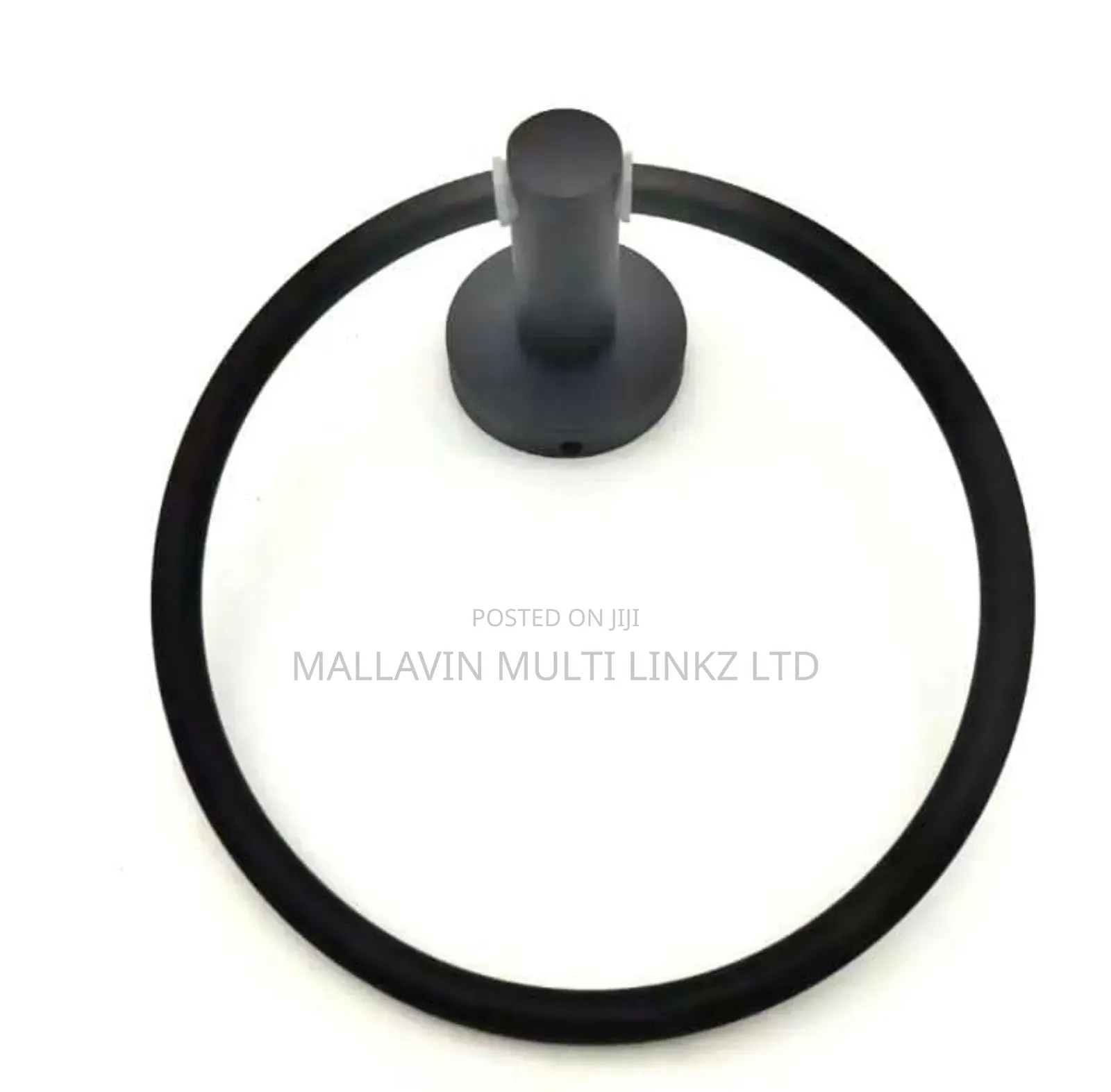 Matt Black Bathroom Accessories Set