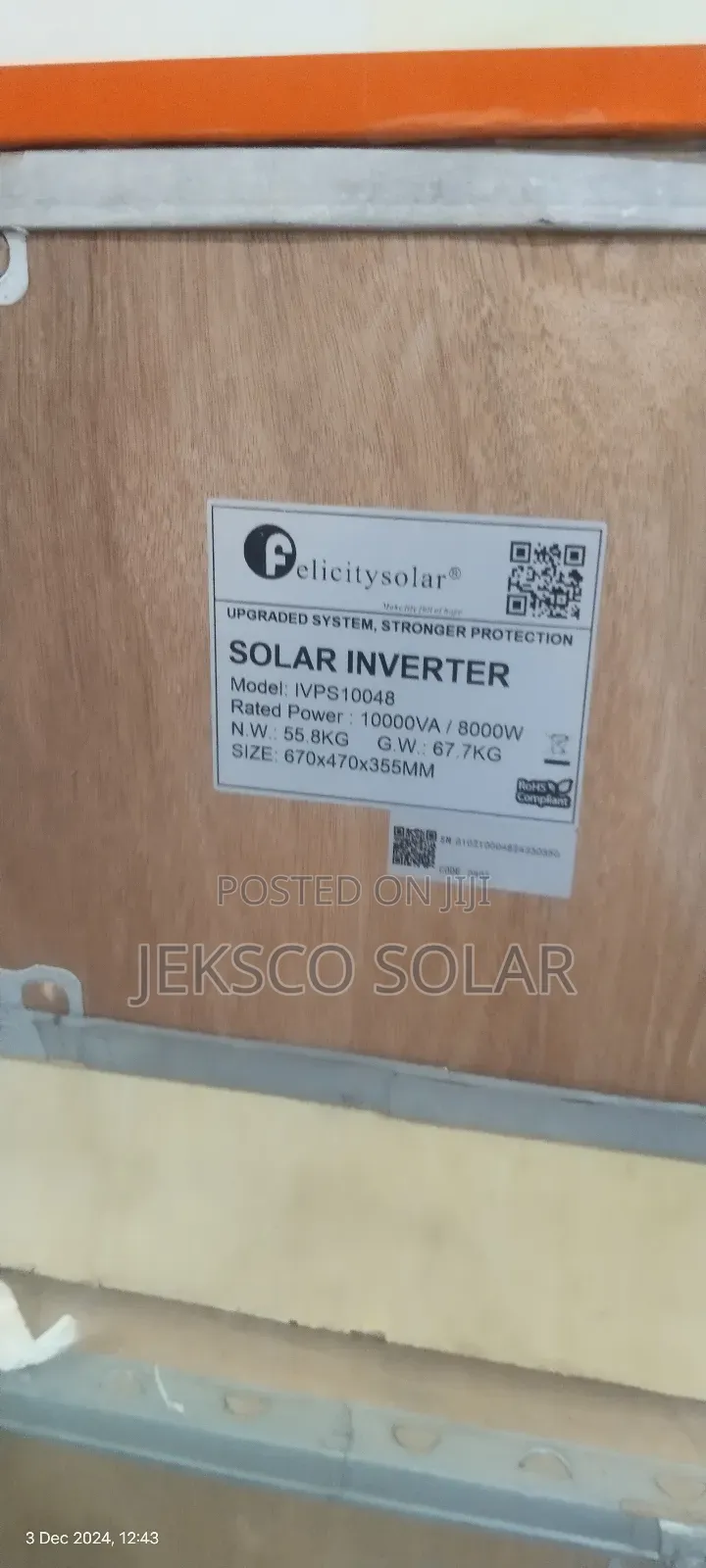 Felicity Solar Inverter 10kva