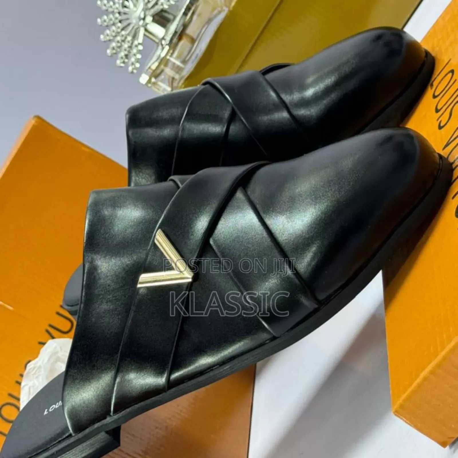 Black Half Cover Luxury Shoe